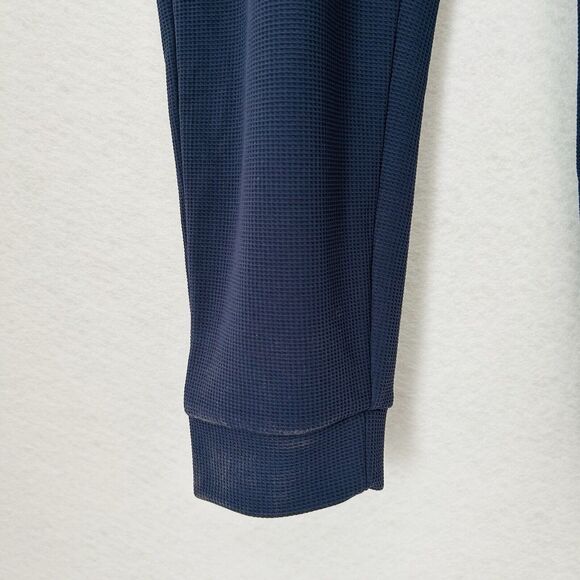 Solaris Jogger Men Size S Blue Zip Slash Pockets Elastic Waist Activewear Comfy - Picture 8 of 11